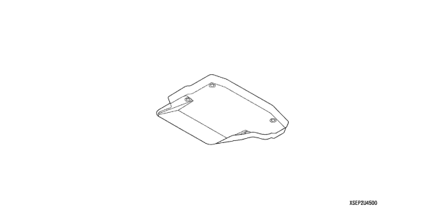 2006 Acura TL 4 Door SPORT (NAVIGATION) KA 6MT Trunk Tray Diagram
