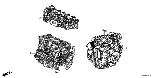 2021 Acura TLX General Assembly Diagram for 10002-6S8-A01