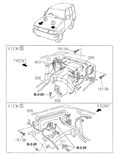 1998 Acura SLX Wire Harness (Engine) Diagram 2