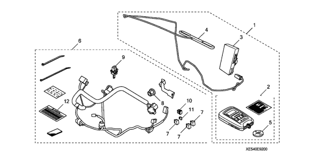 2013 Acura ILX Remote Engine Starter Diagram