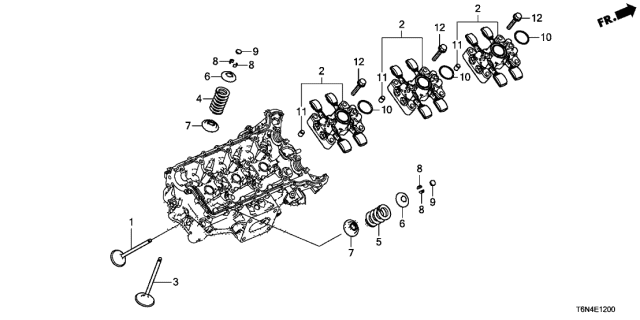 2020 Acura NSX Retainer, Valve Spring Diagram for 14765-58G-A00