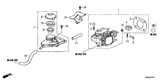2021 Acura NSX 2 Door FIF KA DCT Pedal Feel Simulator Diagram