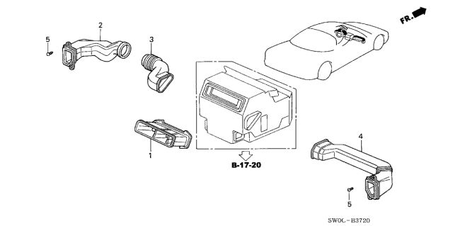 2004 Acura NSX Duct Diagram
