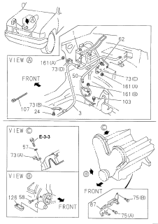 1998 Acura SLX Bracket, Battery Cable Diagram for 8-97183-097-0