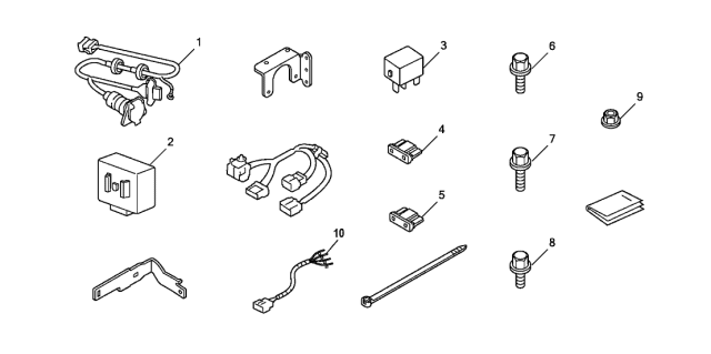 2009 Acura MDX Trailer Harness Diagram for 08L91-STX-2M001