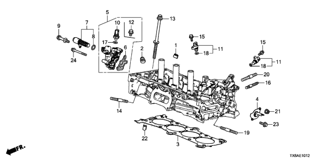 2021 Acura ILX 4 Door 24TECH (A-SPEC) KA DCT Spool Valve Diagram