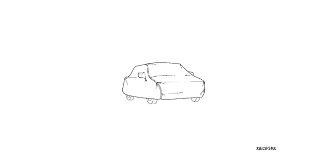 2005 Acura TSX Cover, Car Diagram for 08P34-SEC-200