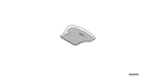 2005 Acura TSX Trunk Tray Diagram