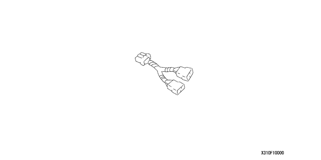 2007 Acura TL 4 Door BASE (NAVIGATION) KA 5AT Y-Adapter (Music Link) Diagram