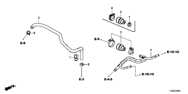 2020 Acura RDX Breather Tube Diagram