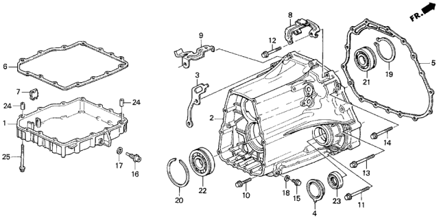 1993 Acura Legend Bolt, Flange (8X45) Diagram for 90003-PY4-000