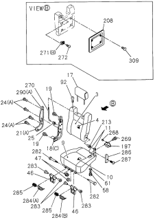 1996 Acura SLX 4 Door 4LS (PREMIUM) KA 4AT Rear Seat Diagram 2