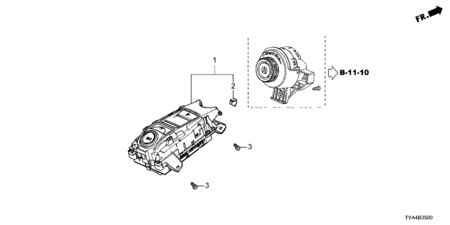 2022 Acura MDX Switch Assembly , Select Diagram for 54000-TYA-A51