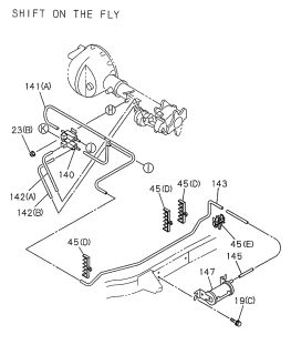 1998 Acura SLX 4 Door 4LS (PREMIUM) KA 4AT Vacuum Tank Diagram