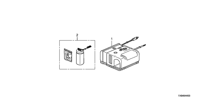 2013 Acura ILX Hybrid Tools Diagram