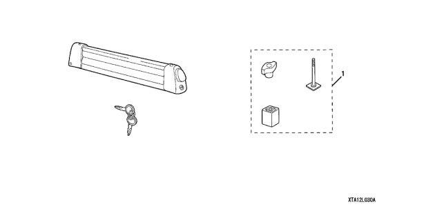 2012 Acura TSX Ski Attachment Diagram