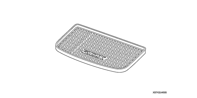 2011 Acura RDX Cargo Tray Diagram