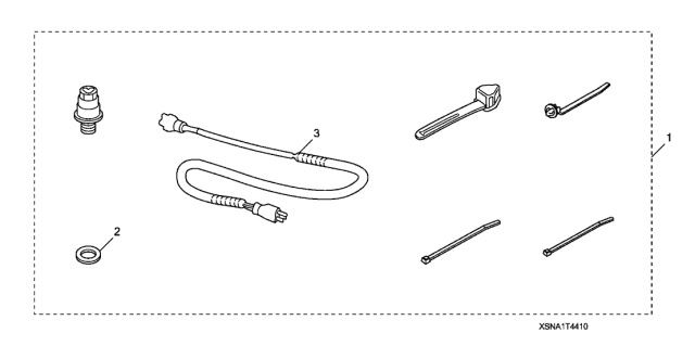 2015 Acura TLX Cord, Engine Heater Diagram for 08T44-S5B-10030
