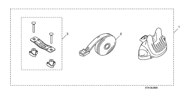 2014 Acura MDX Surfboard Attachment Diagram