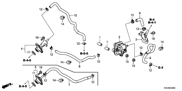 2021 Acura TLX Purge Control Solenoid Valve Diagram