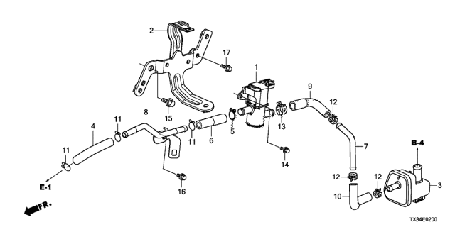 2014 Acura ILX Hybrid Bolt-Washer (5X14) Diagram for 93403-05014-08