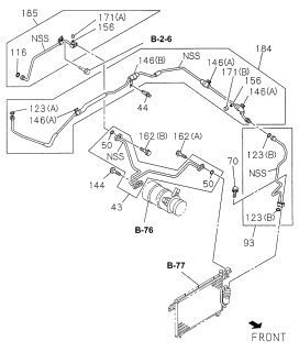 1998 Acura SLX Clip, Receiver Pipe (In. D=17) (High=13.9) Diagram for 8-97064-671-0