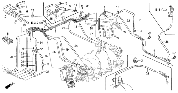1994 Acura Legend Joint (Two-Way) Diagram for 36010-PL2-901