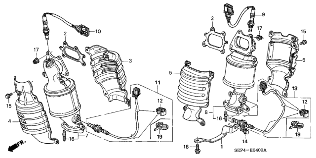 2005 Acura TL Converter Diagram