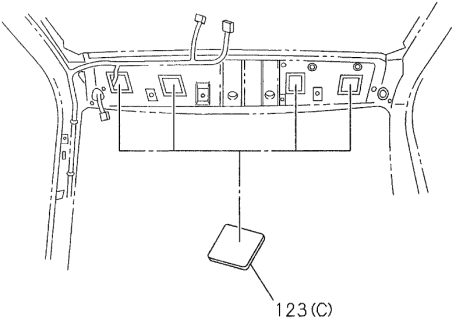 1996 Acura SLX 4 Door 4LS (PREMIUM) KL 4AT Rear Interior Seal Diagram