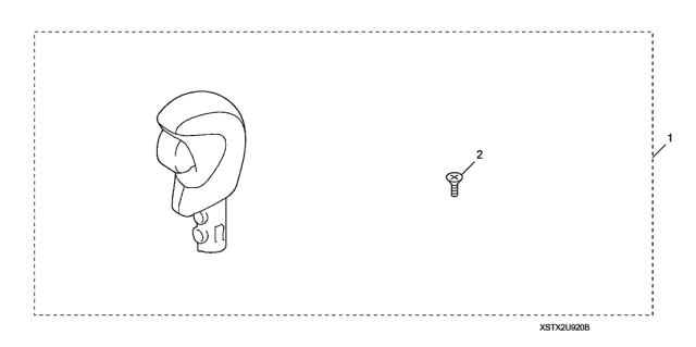 2009 Acura MDX Select Knob Diagram