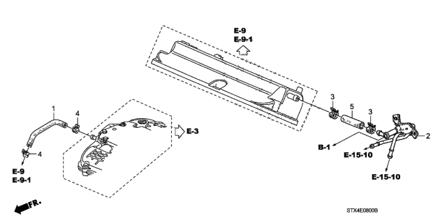 2013 Acura MDX 5 Door TECH KA 6AT PCV Tube Diagram