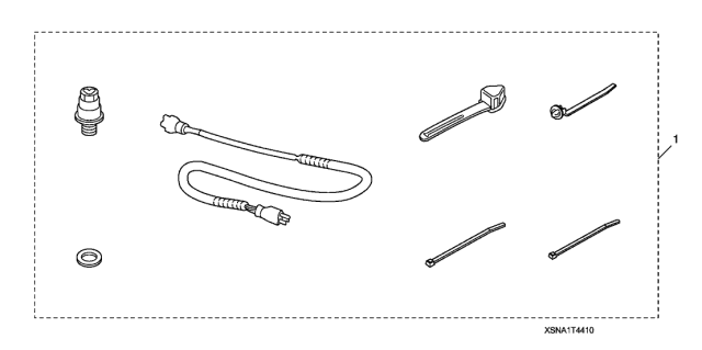 2014 Acura RLX 4 Door TECH (HYBRID) KA DCT Engine Block Heater Diagram