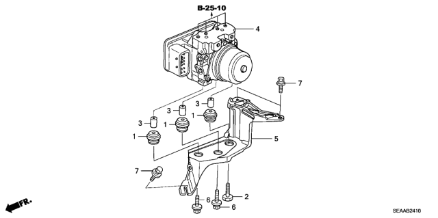 2008 Acura TSX VSA Modulator Diagram