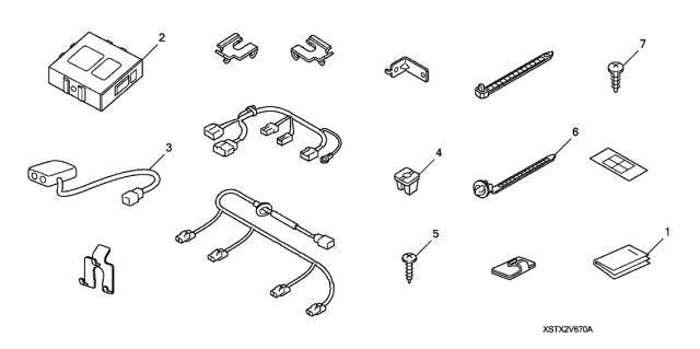 2007 Acura MDX Back-Up Sensor (Attachment) Diagram