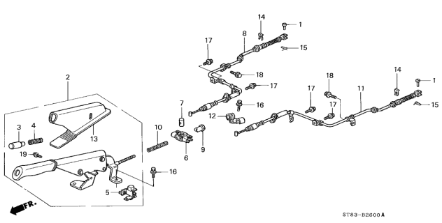 1999 Acura Integra Parking Brake Diagram