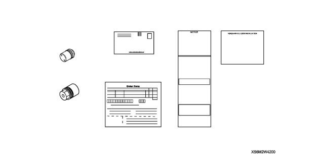 2020 Acura MDX Wheel Lock Diagram