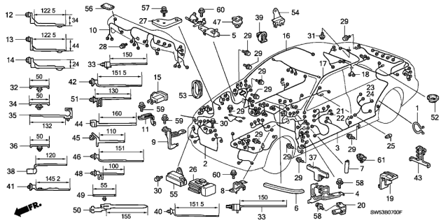 1995 Acura TL Wire Harness Diagram