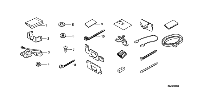 2006 Acura RL Rearview Camera Attachment Diagram