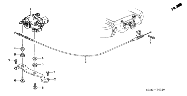 2001 Acura CL Actuator, Bypass Valve Diagram for 17151-PFW-J01