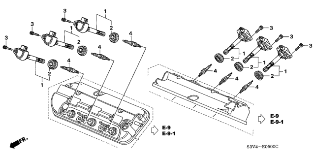 2003 Acura MDX Ignition Coil Diagram