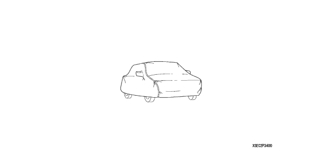 2008 Acura TSX Car Cover Diagram
