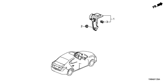 2021 Acura ILX GPS Antenna Diagram