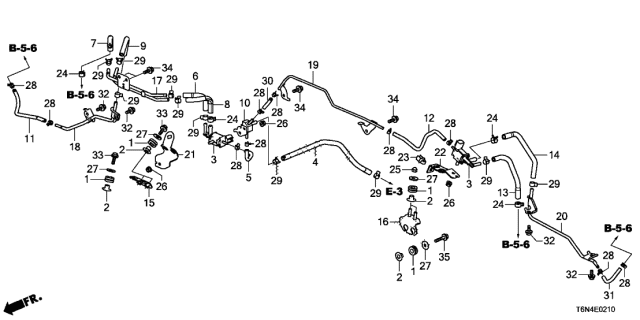 2020 Acura NSX Valve Assembly, Air Bypass Valve Control Solenoid Diagram for 36180-RPY-G01
