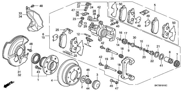 1992 Acura Integra Screw, Bleeder Diagram for 43352-SM4-003