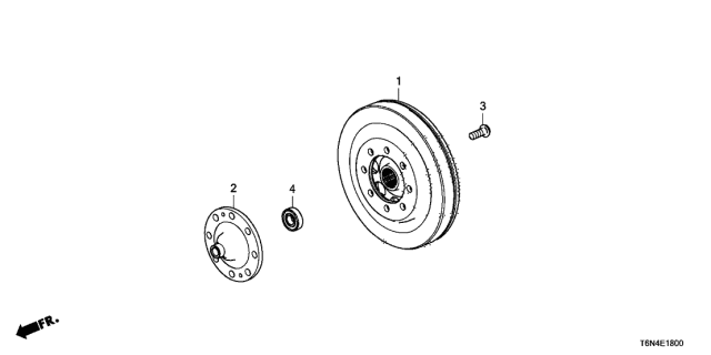 2021 Acura NSX Bearing, Radial Ball (6203) Diagram for 91001-RRA-A01