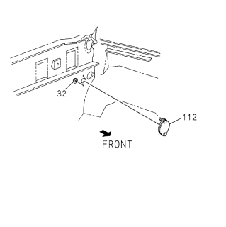 1998 Acura SLX Plug, Metal Master Cylinder Diagram for 8-94325-869-0