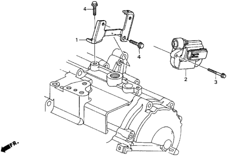 1999 Acura CL Ignition Coil Diagram for 30520-P8A-A01