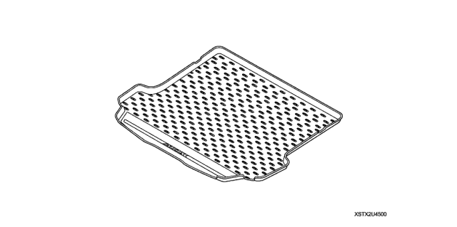 2007 Acura MDX Cargo Tray Diagram