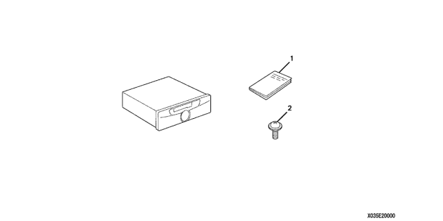 2007 Acura TSX Cassette Player Diagram