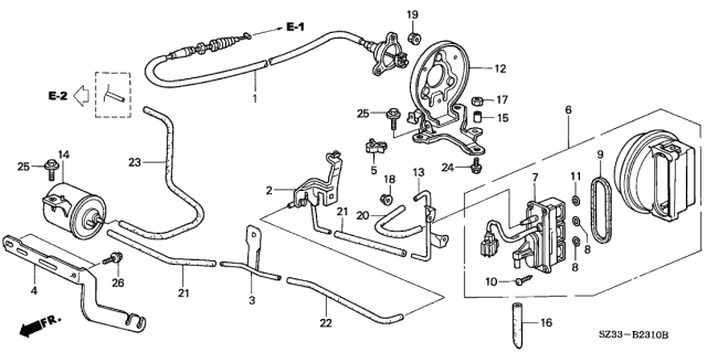 2004 Acura RL 4 Door RL (NAVIGATION) KA 4AT Auto Cruise Diagram